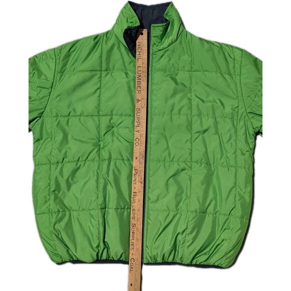 Vintage Polo Sport Reversible Jacket L Navy Green 90s Ralph Lauren USA Flag Rare - Picture 8 of 16